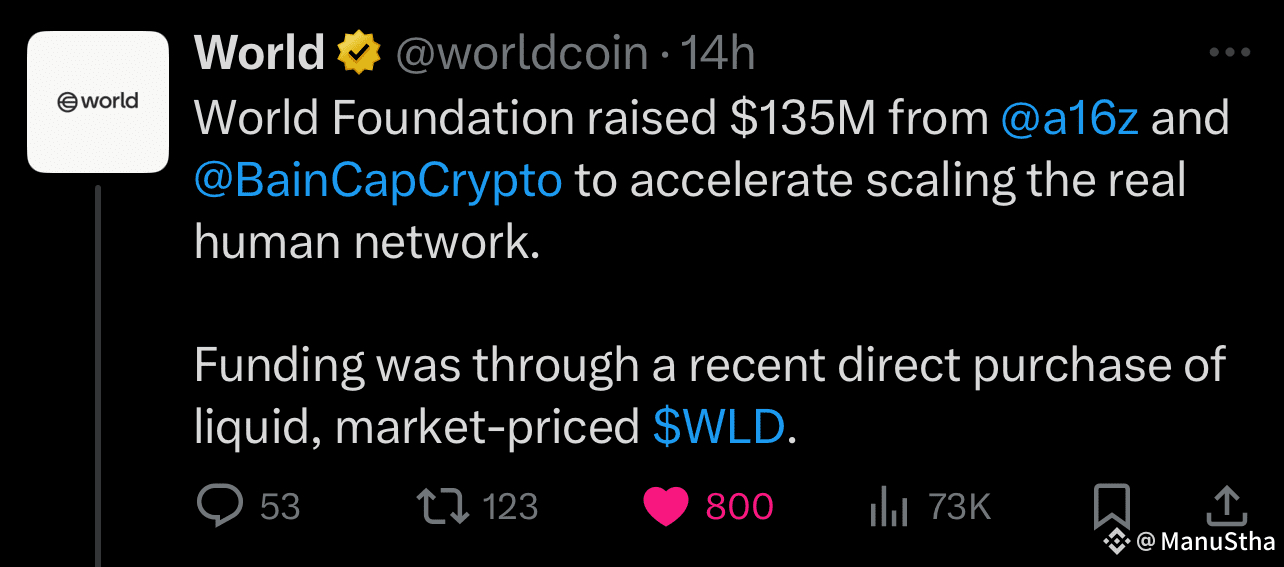 跌无可跌？a16z 1.35亿抄底$WLD，虹膜乌托邦的破局之路